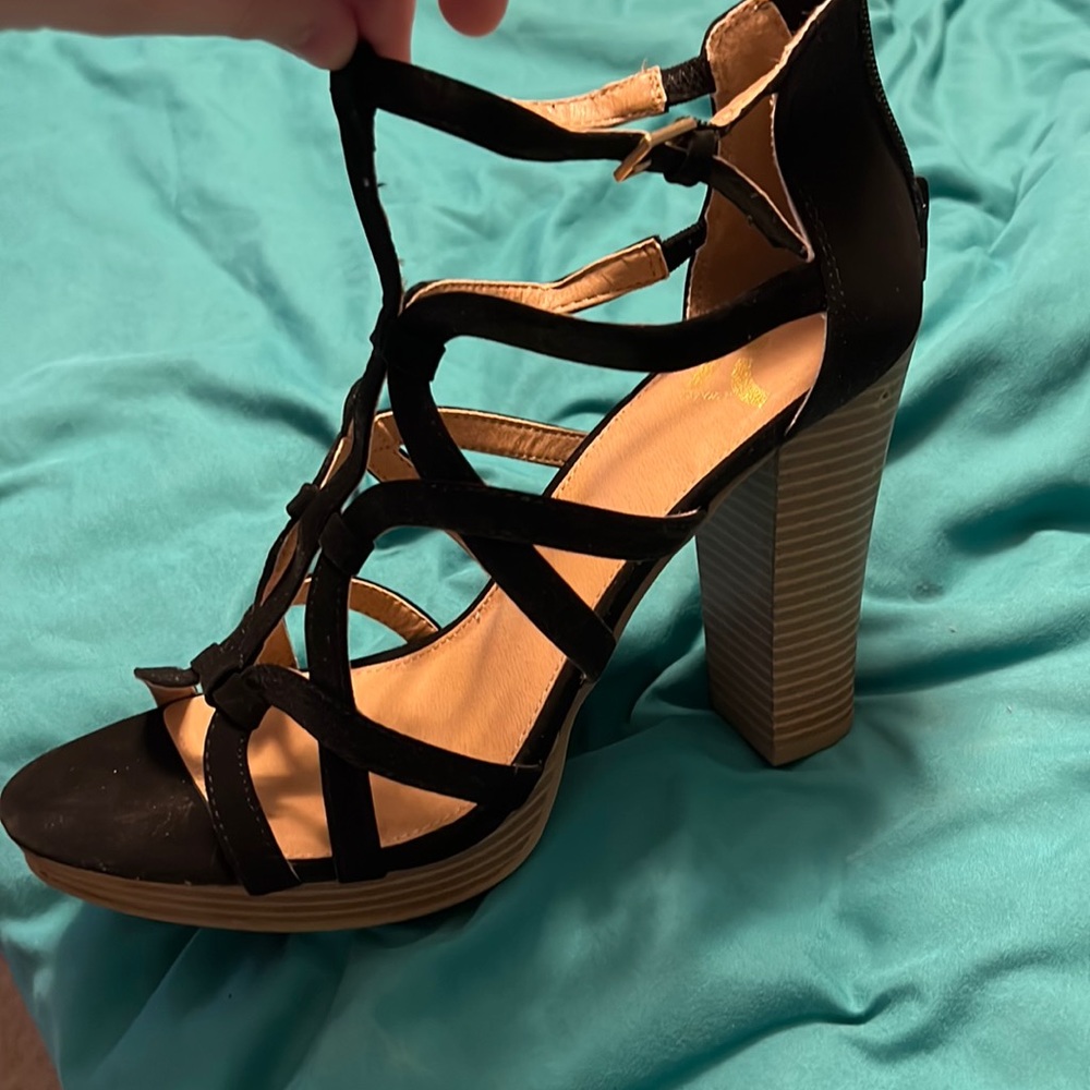Black heels